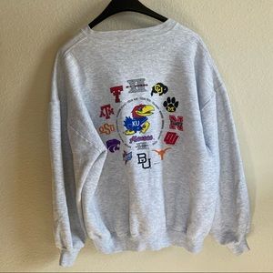 2000's KU Big XII Crew Neck Sweatshirt